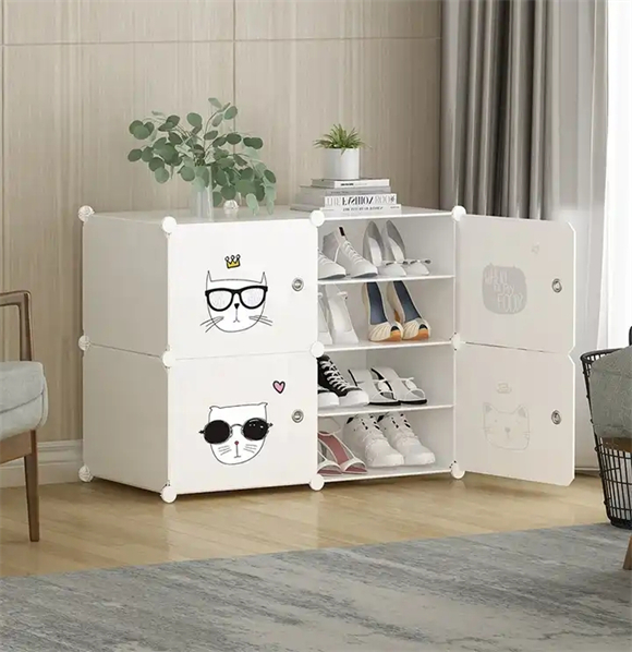 plastic shoe rack